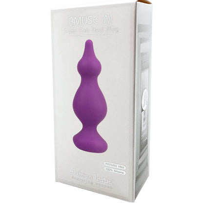 AMUSE ANAL PLUG VIOLETA SILICONE TAMANHO M