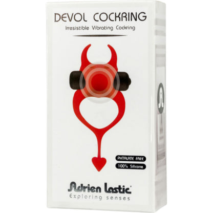 DEVOL COCKRING ANEL VIBRADOR VERMELHO