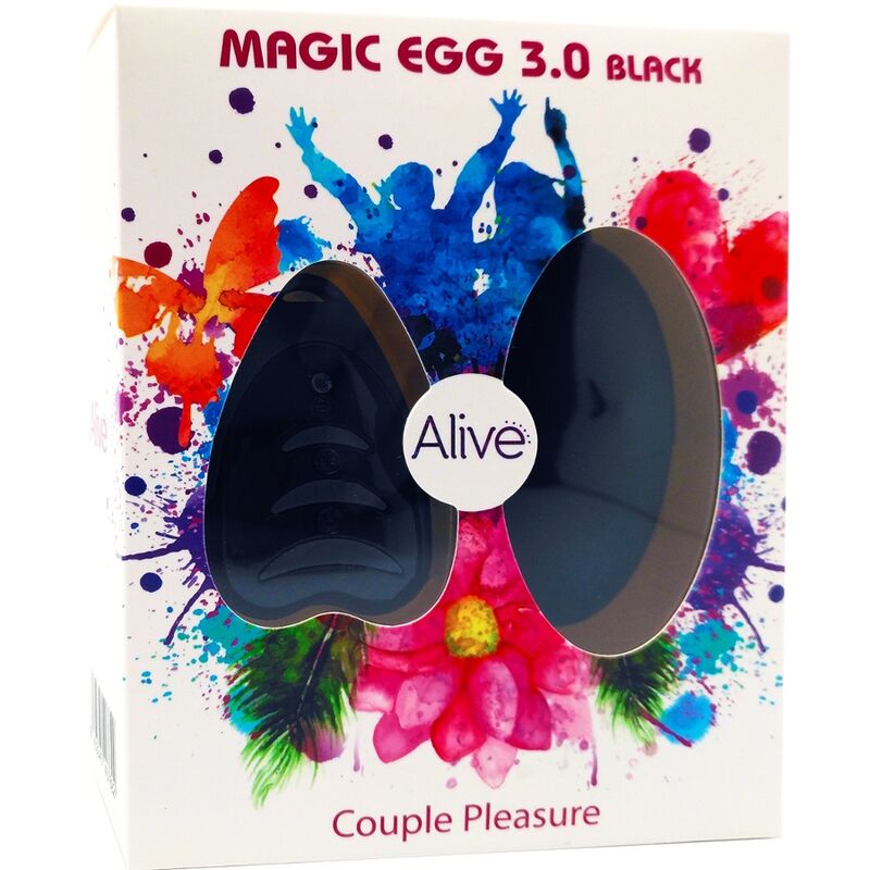 MAGIC EGG 3.0 OVO VIBRATÓRIO COM  CONTROLE REMOTO PRETO