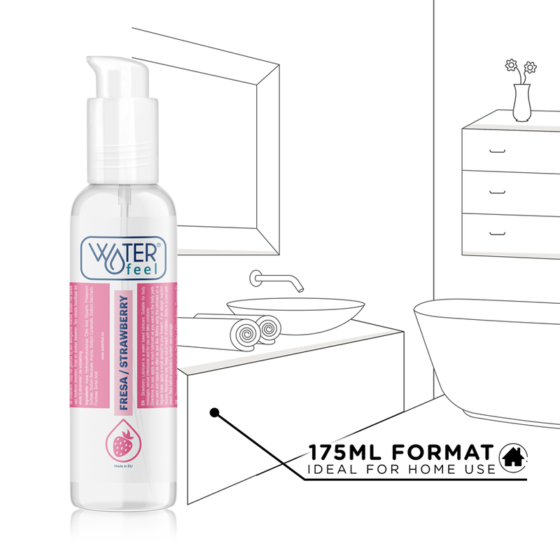 STRAWBERRY WATER-BASED LUBRICANT 175 ML