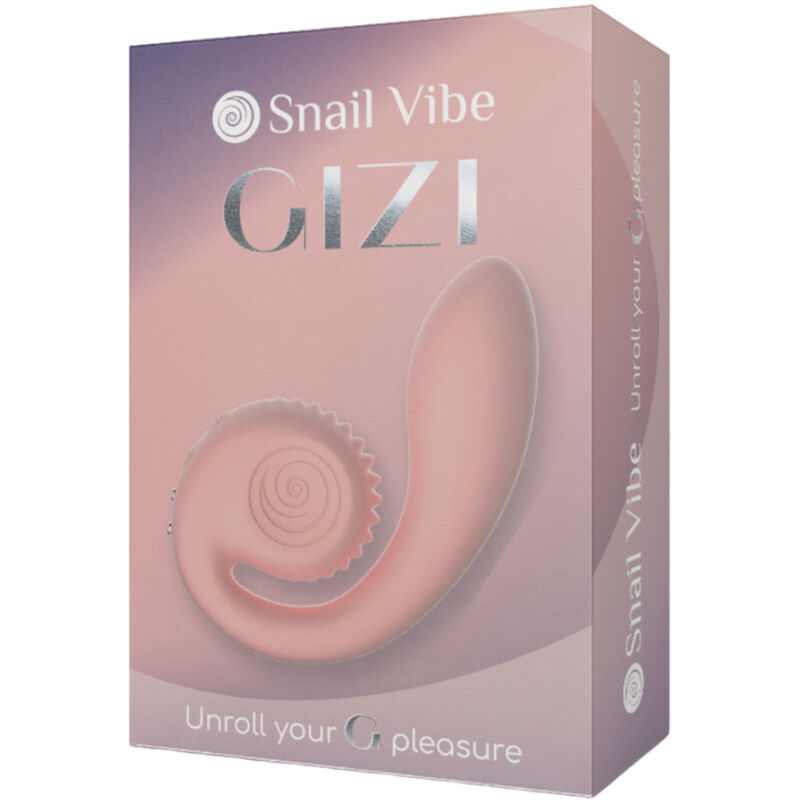 SNAIL VIBE - GIZI ESTIMULADOR DUPLO ROSA