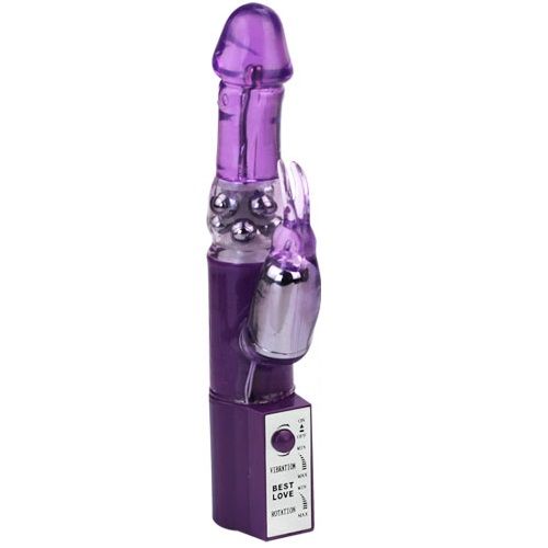 VIBRADOR HOT LADY II COELHO PÉROLA ROTATOR