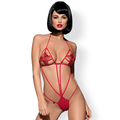 BODY TEDDY LUIZA VERMELHO S/M