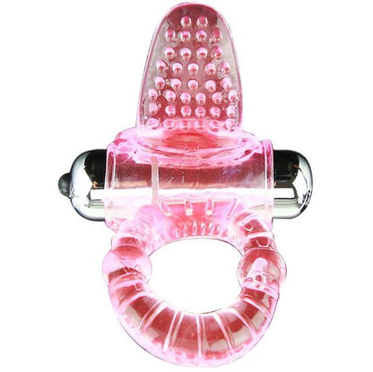 ANEL DE PÊNIS VIBRADOR ROSA DOCE ABS 10 RITMOS