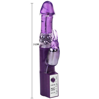 VIBRADOR HOT LADY II COELHO PÉROLA ROTATOR