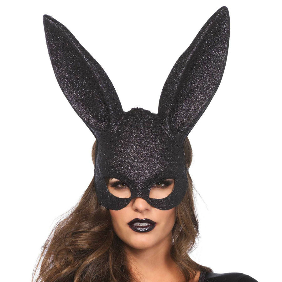 LEG AVENUE GLITTER RABBIT MASK