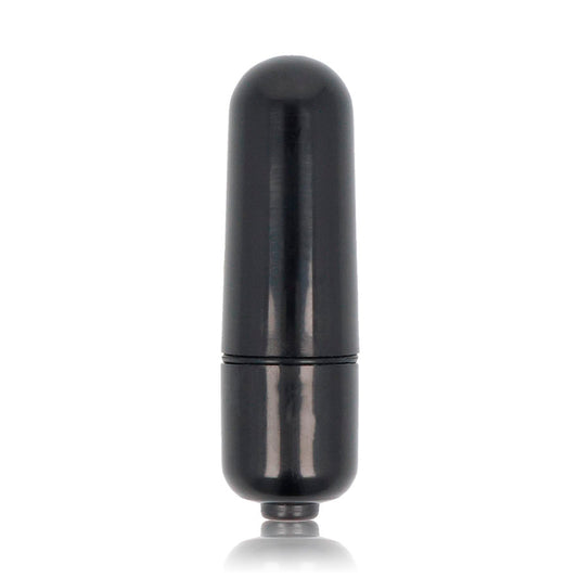 VIBRADOR GLOSSY - PEQUENO BALA VIBE PRETO