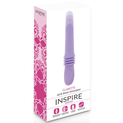 VIBRADOR INSPIRE SENSE - CLARETTE UP&DOWN ROXO