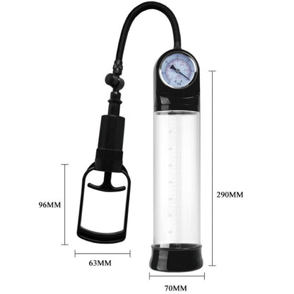 PRETTY LOVE ALEXANDER PENIS PUMP WITH BAROMETER