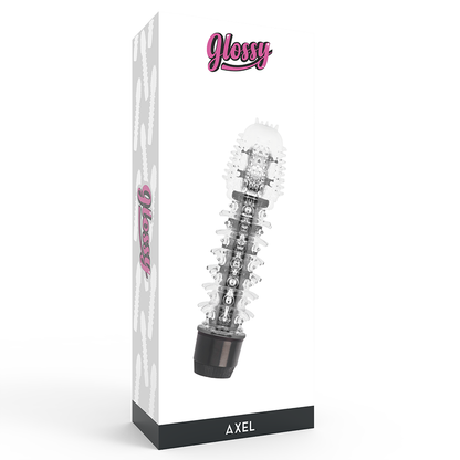 GLOSSY™ - VIBRADOR AXEL NEGRO