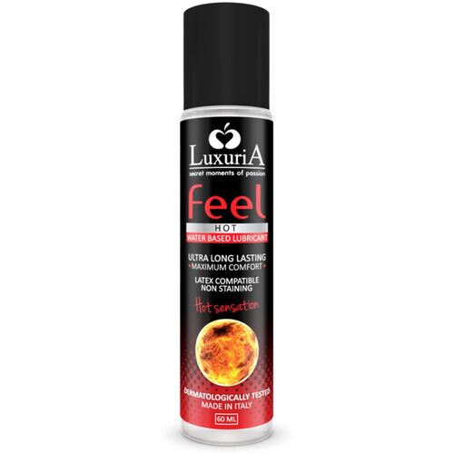 LUXURIA FEEL HOT SENSATION LUBRIFICANTE À BASE DE ÁGUA 60 ML