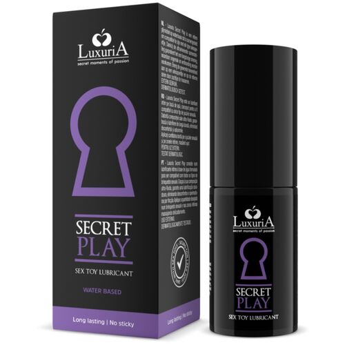 LUXURIA SECRET PLAY LUBRICANTE PARA JUGUETES SEXUALES 30 ML