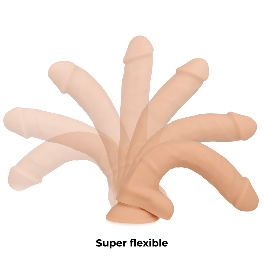 DILDO DENSIDADE DE SILICONE ARTICULÁVEL COCKSIL 13 CM