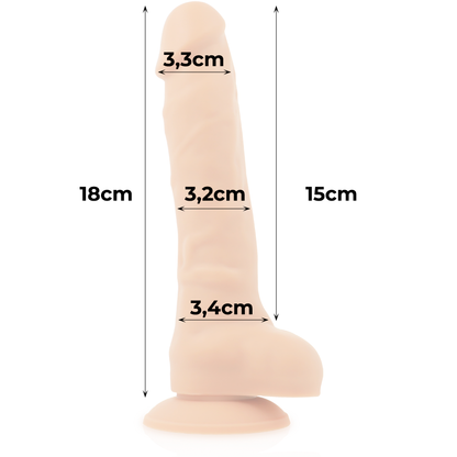 COCK MILLER COCKSILA ARTICULABLE SILICONA DENSIDAD 18 CM