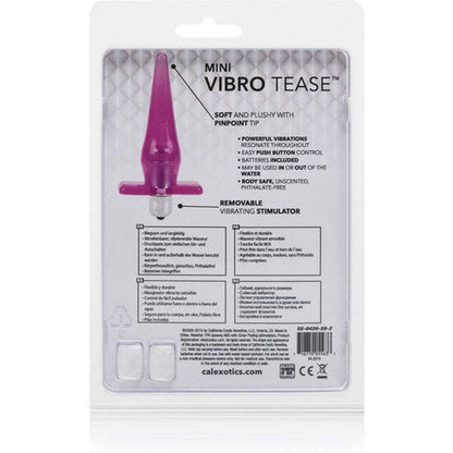 CALEX MINI VIBRATOR TEASE PINK ANAL