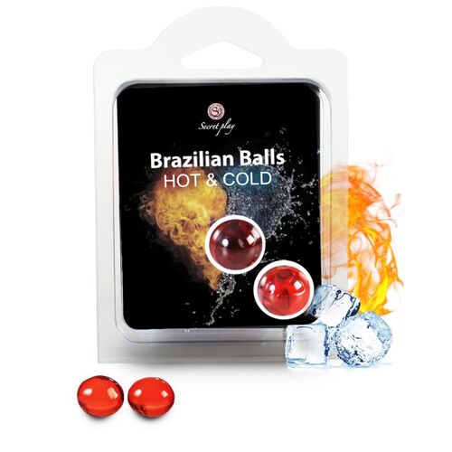 SECRETPLAY BRAZILIAN BALLS HEAT AND COLD EFFECT 2 UNITS