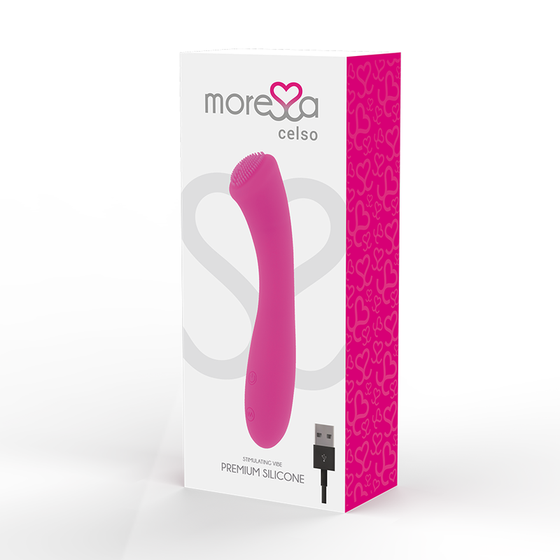 VIBRADOR SILICONE MORESSA CELSO PREMIUM RECARREGÁVEL