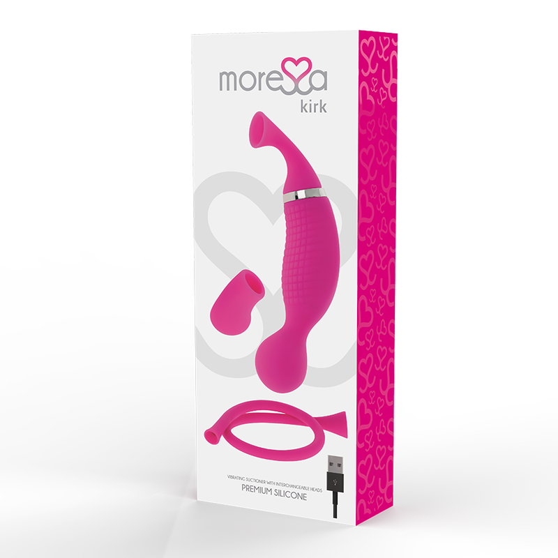 VIBRADOR MORESSA KIRK PREMIUM SILICONE RECARREGÁVEL