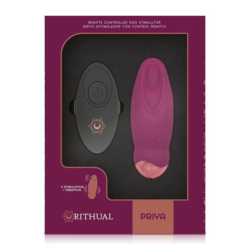 RITHUAL™- PRIYA OVO CONTROLE REMOTO G-SPOT + VIBRAÇÃO