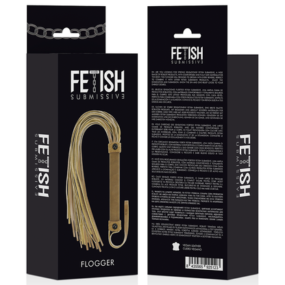 FETISH SUBMISSIVE ORIGEN - VEGAN LEATHER WHIP