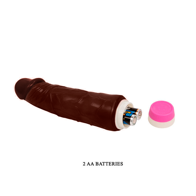 WAVES OF PLEASURE VIBRATOR 19.5 CM BROWN