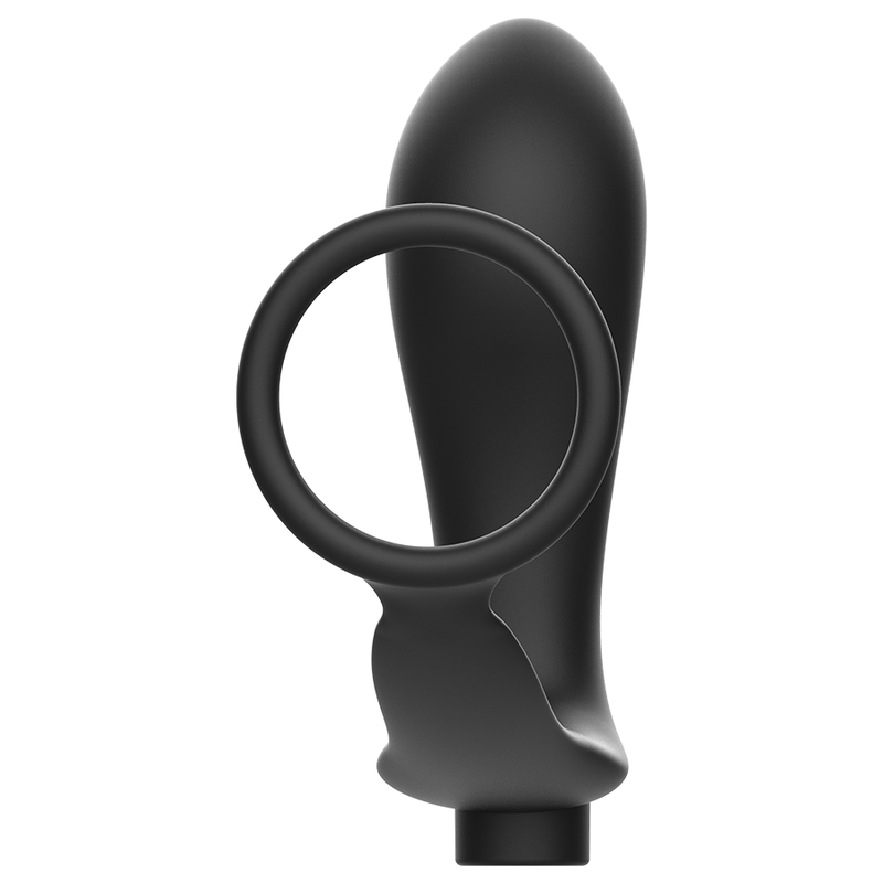 ANILLO PARA EL PENE CON CONTROL REMOTO PLUG ANAL NEGRO RECARGABLE